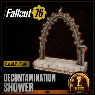 Plan: Decontamination Shower | Rare CAMP Utility Plan | Fast Delivery | Fallout 76
