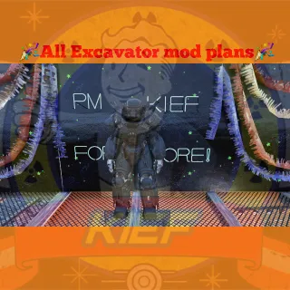 Plan | 🥇Excavator PA Mod Plans