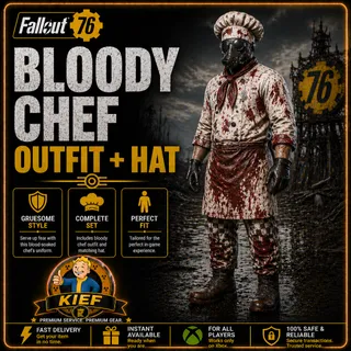 Bloody Chef outfit + Hat