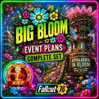 🌸BIG BLOOM Plans – COMPLETE SET (26 Rewards) | Fallout 76 Xbox🌸