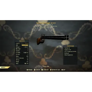 Two Shot Explosive 35AP The Dragon TSE35 | Max Level 45 | Fast Delivery