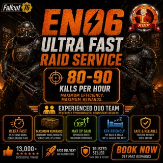EN06 1-HOUR ULTRA-FAST ROBOT RAID CARRY | 80-90 KILLS/HR | 100% AFK 🔥