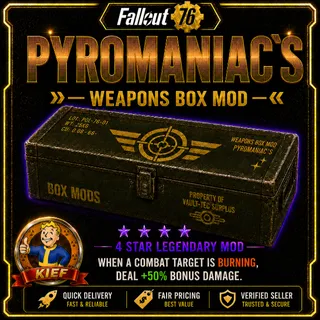 🔥Pyromaniac`s Box Mod Xbox | 4 Star Weapon Mod