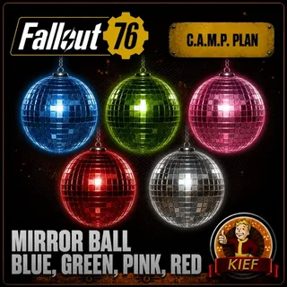 Mirrorball Complete Bundle Plans | Rare CAMP Plan Bundle | Fast Delivery | Fallout 76