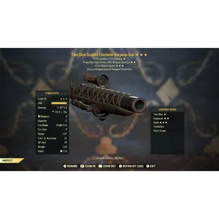 Two Shot Explosive 15R Harpoon Gun TSE15R | Max Level 50 | Fast Delivery
