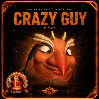 🔥Fallout 76 Fasnacht Crazy Guy Mask🔥
