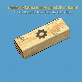 Enclave Plasma Gun Aligned Short Barrel