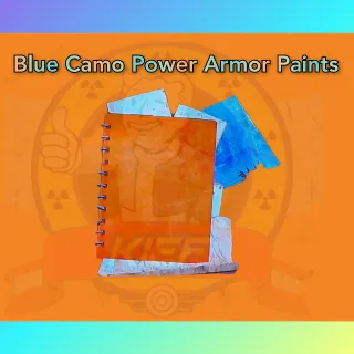 Blue Camo Power Armor Paint.