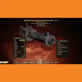 ⭐️⭐️⭐️💎Quad Explosive 90 RW Railway Rifle💎⭐️⭐️⭐️