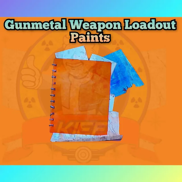 Gunmetal Weapon Loadout Paints Plan - Fallout 76 Game Items - Gameflip