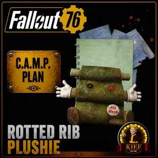Plan: Rotted Rib Plushie | Rare CAMP Plan | Fast Delivery | Fallout 76