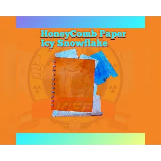 Honeycomb Paper Icy Snowflake Plan