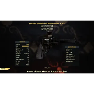Anti Armor 50C 15R Western Revolver AA50c15R | Max Level 50 | Fast Delivery