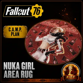 Plan: Nuka Girl Area Rug | Rare CAMP Plan | Fast Delivery | Fallout 76
