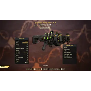 Quad Explosive 15R Plasma Rifle QE15R | Max Level 45 | Fast Delivery