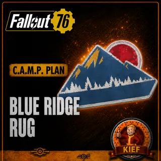 Plan: Blue Ridge Rug | Rare C.A.M.P. Plan | Fast Delivery | Fallout 76