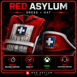 RED ASYLUM DRESS - XBOX