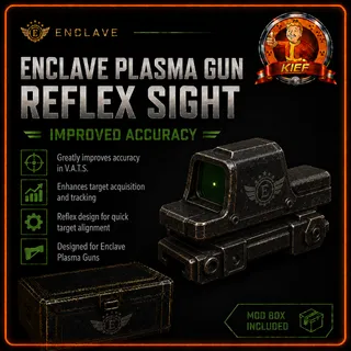 Enclave Plasma Gun Reflex Sight Mod Box | EPR Accuracy Mod | Fallout 76 Xbox | Fast Delivery