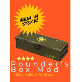 ⭐️⭐️⭐️⭐️5x Pounders Box Mod⭐️⭐️⭐️⭐️