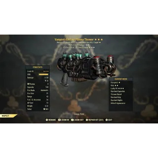 Vampire's 50% VATS Critical Damage 15% Reload Enclave Plasma Gun V5015 | Max Level 45 | Fast Delivery