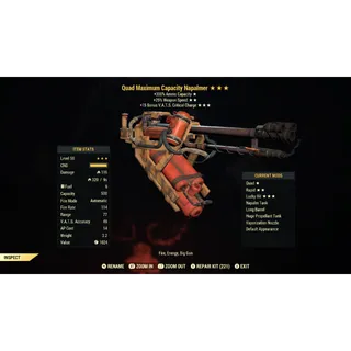 Quad 25FFR 15C Flamer Q2515C | Max Level 50 | Fast Delivery