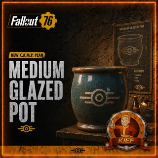 Plan: Medium Glazed Pot