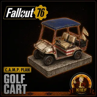 Plan: Golf Cart | Rare CAMP Vehicle Plan | Fast Delivery | Fallout 76