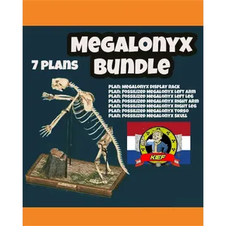 Fossilized Megalonyx Plan set🦖