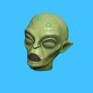 Fasnacht Glowing Alien Mask