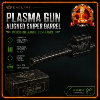 Enclave Plasma Gun Aligned Sniper Barrel Mod Box | Rare EPR Mod | Fast Delivery | Fallout 76 Xbox