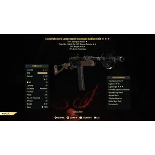 Troubleshooters Explosive 90% Reduced Weight Radium Rifle TE90 | Max Level 50 | Fast Delivery