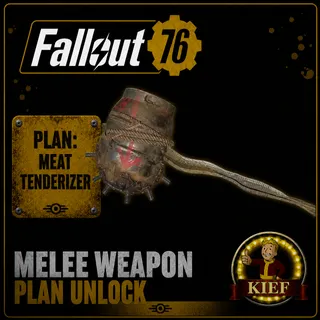 Plan: Meat Tenderizer | Rare Weapon Plan | Fast Delivery | Fallout 76