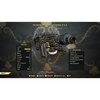 Two Shot Explosive 35AP Cryolator TSE35 | Max Level 45 | Fast Delivery