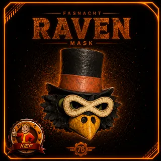 Fallout 76 Fasnacht Raven Mask