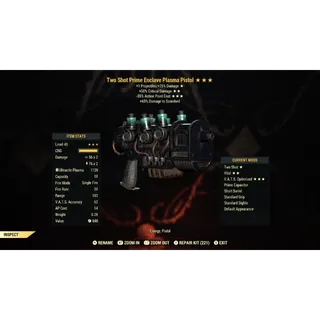 Two Shot Explosive +50 Damage Resistance While Aiming Enclave Plasma Gun TSE50 | Max Level 50 | Fast Delivery