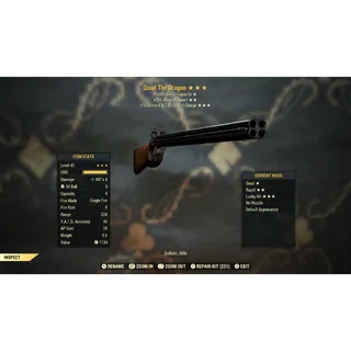 Quad 25FFR 15VATS Dragon Q2515V | Legacy Black Powder Rifle | Fast Delivery