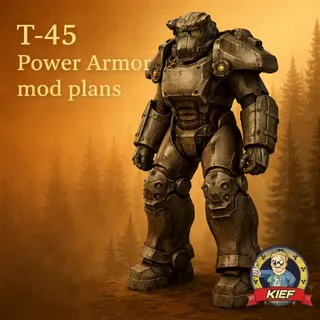 Plan: T-45 Power Armor Set | Complete 6 Plan Bundle | Fast Delivery | Fallout 76