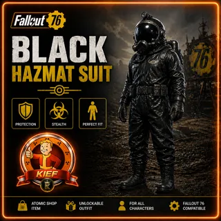 Black Hazmat Suit
