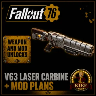 Plan: V63 Laser Carbine + Full Mod Set | Rare Weapon Bundle | Fast Delivery | Fallout 76