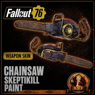 Plan: Chainsaw Skeptikill Paint | Rare Weapon Paint Plan | Fast Delivery | Fallout 76