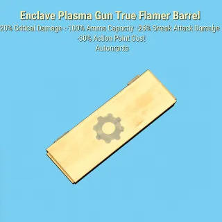 Enclave Plasma Gun True Flamer Barrel