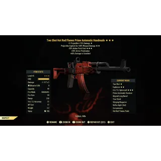 Two Shot Explosive 35AP Handmade Rifle TSE35 | Max Level 45 | Fast Delivery
