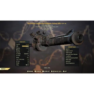 Quad Explosive 15R Railway Rifle QE15R | Max Level 50 | Fast Delivery