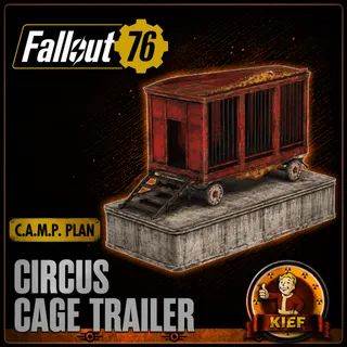 Plan: Circus Cage Trailer | Rare CAMP Plan | Fast Delivery | Fallout 76