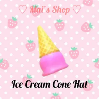 Ice Cream Cone Hat