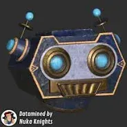 Fasnacht glowing robot mask