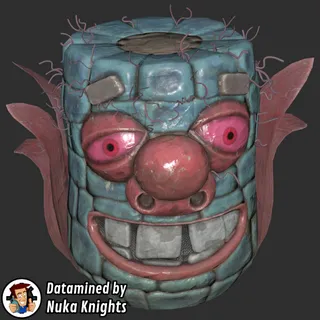 Fasnacht Glowing Corn Cob Mask