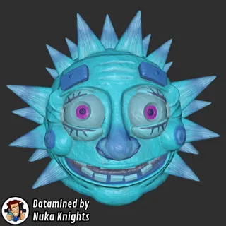 Fasnacht Glowing Sun Mask