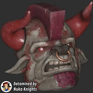 Fasnacht Glowing Minotaur Mask