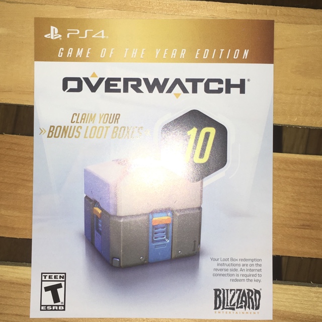 Overwatch Unused 10 Loot Boxes Cd Key Other Gameflip
